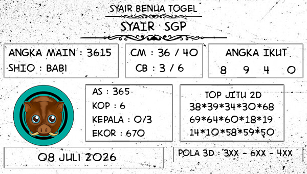 Prediksi SGP